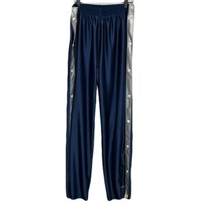 Vintage 90s Nike Large Snap Side Tear Away Basketball Pants Athletic Workout Gym